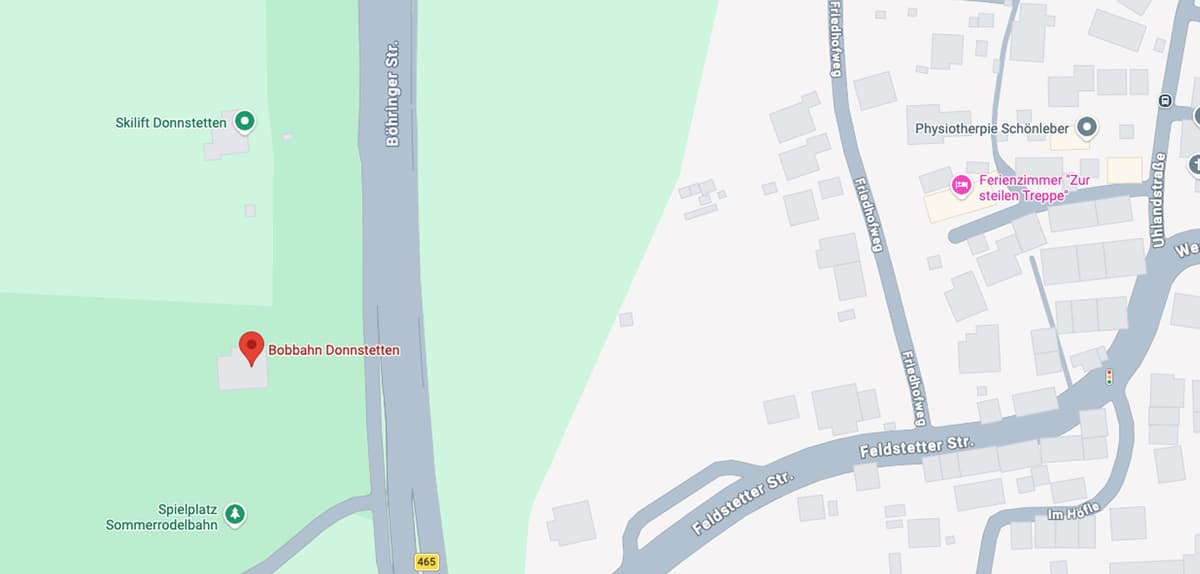 Standort Bobbahn Donnstetten